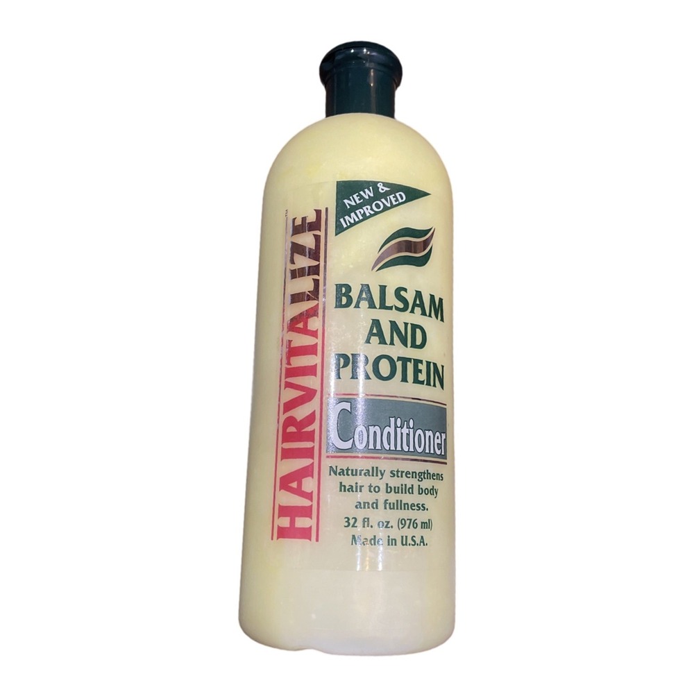 Hairvitalize Balsam & Protein Conditioner 32 Oz Huge‎ Size VINTAGE Rare Made USA